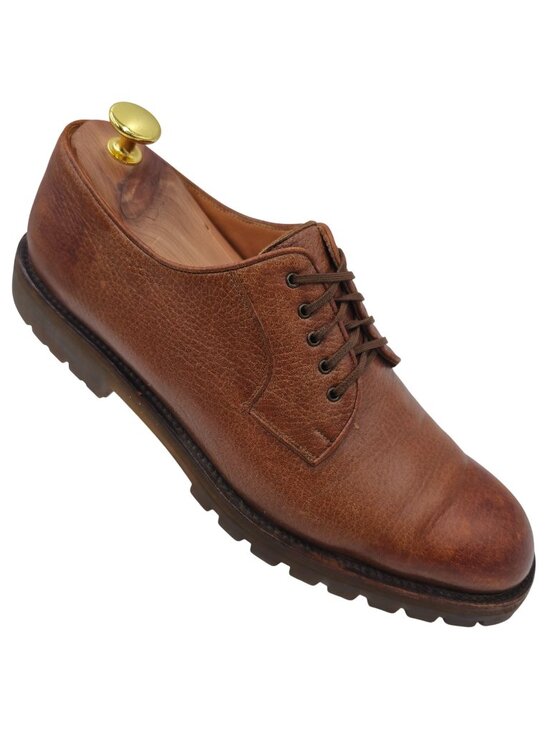 Salvatore Ferragamo Other - Vintage Salvatore Ferragamo Mens Italy 9D Brown Casual Dress Shoes Derby Oxfords